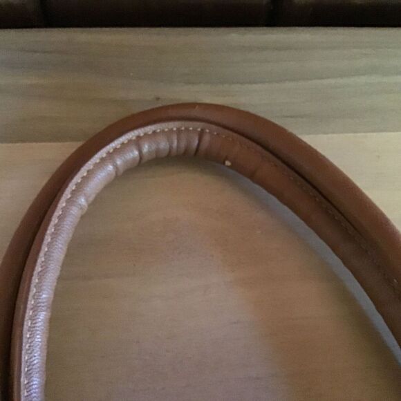 Tommy Hilfiger Handbag Beige Stripes Crochet Interior Pocket VSCO Vintage - Picture 3 of 6